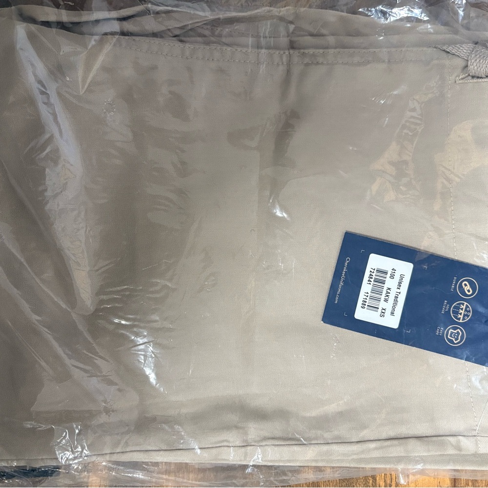 Cherokee Beige Scrub bottoms XXS